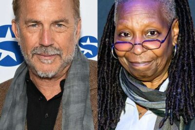 “Kevin Costner Stuns Hollywood by Refusing to Share Oscars Stage with Whoopi Goldberg – The Shocking Reason Behind the Feud!”