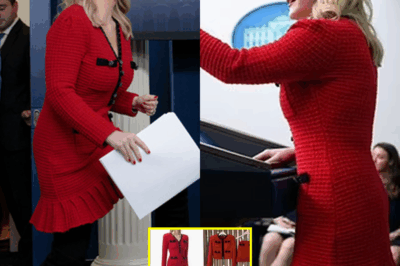 CONTROVERSY ALERT: Karoline Leavitt’s Red Dress Sparks Outrage—Is This Her Most Shocking Outfit Ever? Fans Can’t Stop Talking About It!