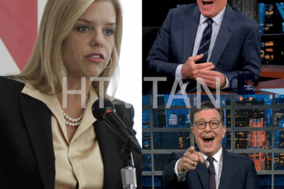Explosive TV Moment: Pam Bondi Drops a Nuclear Bomb on Stephen Colbert Live—The Audience Is Speechless, Colbert Stumbles for Words, and Chaos Erupts Behind the Scenes as Producers Scramble to Regain Control!