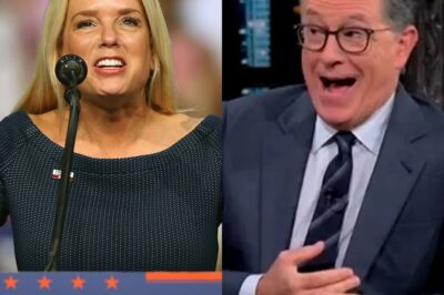 1 MINUTE AGO : Pam Bondi FLIPS The Late Show Upside Down—Stephen Colbert Left SHAKEN, Apologizes Backstage as Show Faces Possible Suspension
