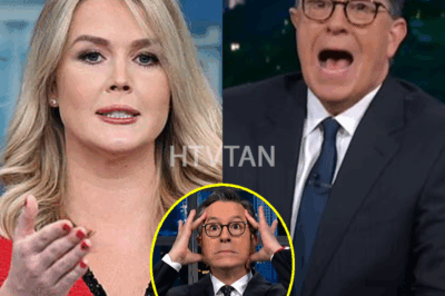 THE MIC-DROP THAT SHOOK LATE-NIGHT TO ITS CORE: Karoline Leavitt’s Fiery Showdown with Stephen Colbert Drops a Bitter Truth—And What Happened Next Exposed Late-Night’s Soft Spot