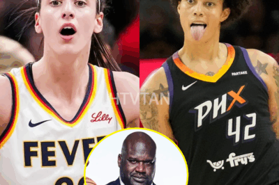 After Brittney Griner called Caitlin Clark a “trash, f*cking white girl,” basketball legend Shaquille O’neal sent Brittney Griner a five-word warning message… LUCKY Shaquille O’Neal Responds to Brittney Griner’s Controversial Comment About Caitlin Clark