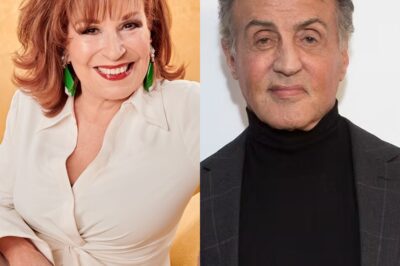 “THE VIEW COLLAPSES: Sylvester Stallone Kicked Off After Explosive Clash With Joy Behar, Leaving The Audience Stunned!” It wasn’t loud. It wasn’t angry. It was cold, sharp, and straight to the point. One moment — just one, and Sylvester Stallone was thrown off The View after a heated confrontation with Joy Behar. What began as a routine promotional interview quickly escalated into the most explosive daytime TV clash ever. Watch as Joy launches a calculated attack on Stallone’s career, politics, and personal life, only to have it spectacularly backfire when the Rocky star refuses to back down. This showdown shows exactly what happens when someone stands up to a daytime TV bully, and the ending will leave you speechless. You won’t believe how it all ends and who the audience sides with. Full story below.