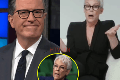 “Jamie Lee Curtis Accuses CBS of ‘Gagging’ Her After Colbert’s Exit – Sending Shockwaves Through Late-Night TV” In a shocking revelation, actress Jamie Lee Curtis has accused CBS of “gagging” her after the cancellation of “The Late Show with Stephen Colbert.”