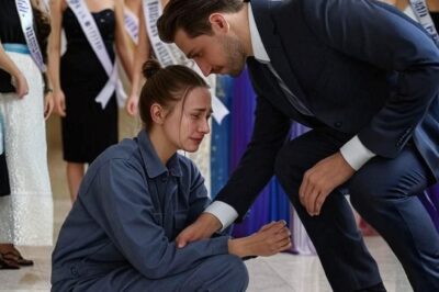 Determined to avenge his unfaithful wife, the millionaire attended a beauty contest and observed models mocking a young cleaner: «Got mops for poles, huh?» Approaching her, the wealthy man murmured: «Dry your tears, come with me…»