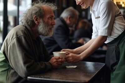 A sweet waitress covered the cost of an old guy’s coffee. Little did she know what was about to go down…