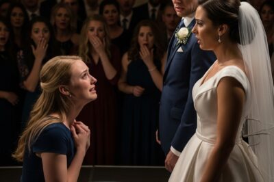 On My Son’s Wedding Day, the Maid Rushed to the Stage—Her Confession Changed Everything I Thought I Knew About My Family