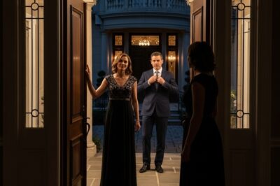 My husband’s new wife showed up at my door, wearing a smug grin. “We’re here to claim our rightful share of your father’s estate. Pack up and leave, now,” she demanded. I smiled as my lawyer stepped in right behind her.