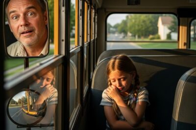 Bus Driver Notices Girl Crying Daily, Looks Under Seat After Drop-Off and Gasps!