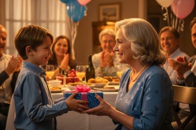 My Mom Publicly Shamed My 9-Year-Old, Calling Him a Bastard — He Silenced the Room with One Sentence and a Gift from His Dad
