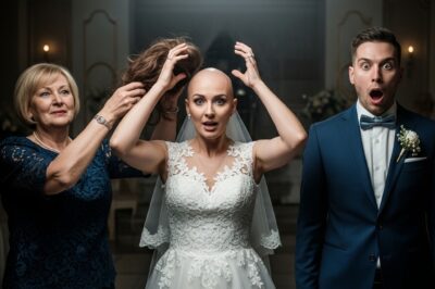 Mother-in-Law Humiliates Me at My Wedding by Pulling Off My Wig—The Crowd’s Reaction Left Her Frozen…