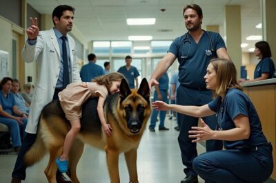 K9 Dog Walks Into Hospital with a Wounded Girl – No One Could Believe What Followed!