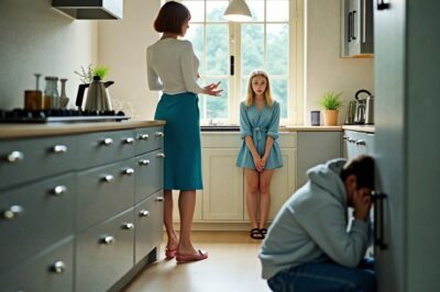 Honey, I’m home! – the wife shouted from the doorway. But seeing a stranger in the kitchen wearing her slippers, she FROZE…