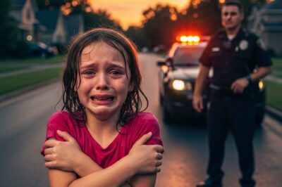 The girl went to the police crying: “Please follow me home” — they came and burst into tears when they saw this scene…