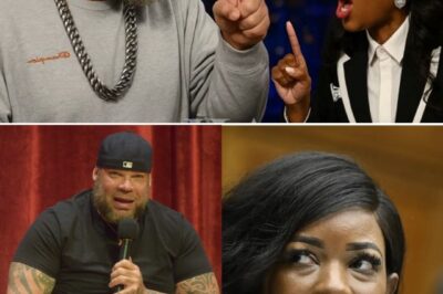 LIVE TV EXPLOSION — TYRUS SHREDS JASMINE CROCKETT, FORCING HER HUMILIATED EXIT! 🔥 Cameras caught every second as Tyrus unleashed a relentless barrage, TEARING HER ARGUMENTS TO PIECES and leaving her frozen, powerless, and exposed. The studio fell into stunned silence — no applause, no defense, just the raw intensity of a LIVE ON-AIR DOMINATION. Moments later, Crockett fled the stage, her pride shattered, while Tyrus’ ICE-COLD FINAL WORDS didn’t just resonate in the studio — they IGNITED THE POLITICAL SPHERE. “YOU CAN’T SILENCE THE TRUTH — AND I WON’T LET YOU TRY,” he declared, sending producers scrambling and social media into a frenzy