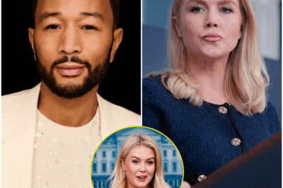 “YOU WERE BEATEN — PAY NOW!” — John Legend sues Karoline Leavitt and Network for $50 MILLION after shocking live attack. No one saw it coming. What seemed like a normal live television interview after John Legend’s performance and charity appearance turned into chaos when Karoline Leavitt suddenly launched a verbal assault on the Grammy-winning artist. Instead of discussing his music, activism, and upcoming projects, she attacked his character, calling him hypocritical and questioning the “system” he represents as one of entertainment’s most respected and socially active voices. Legend, who had just demonstrated once again why he is celebrated as one of the most consistent and influential artists of his generation, proved that his strength extends far beyond the stage. Known for his composure and principled stance on social issues, he remained calm in the face of the confrontation. His measured response in that heated moment — followed now by a $50 million lawsuit — shows that the battles off the stage may be every bit as intense and consequential as the ones fought under the spotlight.