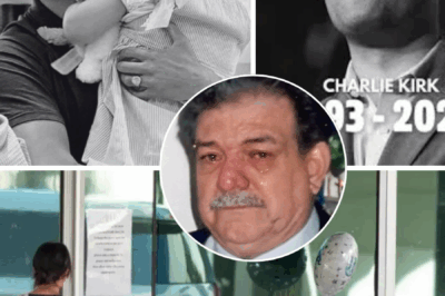 “GIVE ME BACK MY SON, HE’S ONLY 31” — Charlie Kirk’s Father Collapses at Makeshift Memorial, Viral Moment Captures a Nation’s Grief