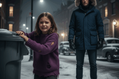 Single dad saw a little girl searching trash on Christmas eve_and the truth left him stunned…