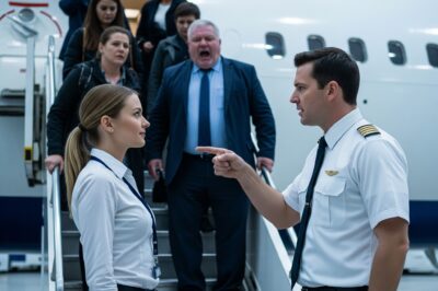 At the airport, Dad sneered, “She can’t even afford economy.” My step-sister laughed as they boarded first class. I stayed silent—until a man in uniform approached and said, “Your jet’s ready, ma’am.” The whole terminal went still.