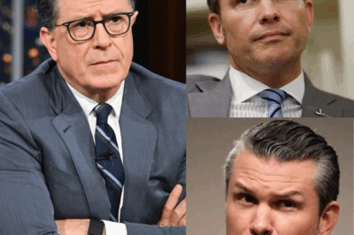tephen Colbert did not hold back during his latest monologue, launching a brutal attack on Fox News personality Pete Hegseth. In a shocking moment that had the audience roaring, Colbert didn’t mince words, calling Hegseth “a five-star douche” in one of his harshest jabs to date. But that wasn’t all. As the tension in the studio mounted, Colbert delivered a scathing follow-up that left everyone on edge, hinting at deeper animosities and a clash of egos that might go far beyond the surface. What sparked this fiery exchange, and what did Colbert say next that has the internet buzzing? The fallout is just beginning, and fans are already weighing in.