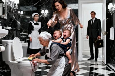 I CAME BACK FROM MY TRIP AND FOUND MY WIFE FORCING MY MOM TO CLEAN THE BATHROOM ON HER KNEES gl