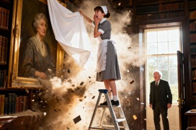 I WAS CLEANING THE MANSION OF THE RICHEST MAN IN AMERICA AND FOUND A FORBIDDEN PAINTING COVERED WITH A SHEET! WHEN I UNCOVERED IT, I FROZE—IT WAS MY DEAD MOTHER’S FACE! WHAT HE CONFESSED MADE MY LEGS SHAKE AND CHANGED MY DESTINY FOREVER gl