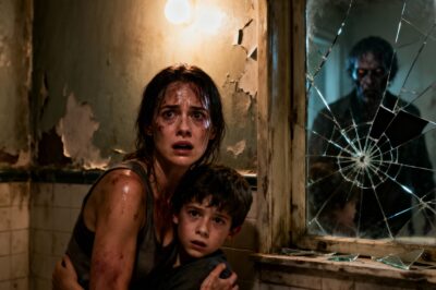 AS MY HUSBAND BOARDED HIS FLIGHT, MY 6-YEAR-OLD GRABBED MY HAND AND WHISPERED, “MOMMY, WE CAN’T GO HOME. I HEARD DADDY PLANNING SOMETHING TERRIBLE FOR US THIS MORNING.” WE IMMEDIATELY WENT INTO HIDING, BUT I WAS ABSOLUTELY PARALYZED WITH FEAR WHEN I SAW…